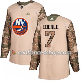 Adidas Maillot de Hockey New York Islanders Jordan Eberle 7 2017-2018 Camo Veterans Day Practice Authentic - Homme